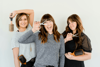 The team behind a thriving salon